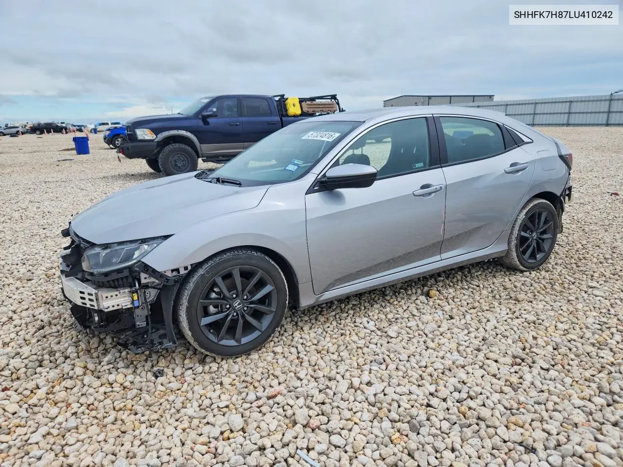2020 Honda Civic Exl VIN: SHHFK7H87LU410242 Lot: 57324816