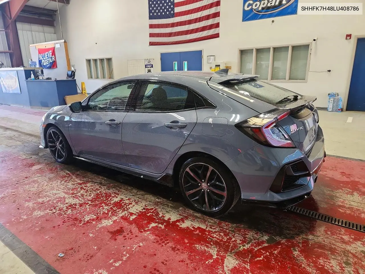 2020 Honda Civic Sport VIN: SHHFK7H48LU408786 Lot: 61594336