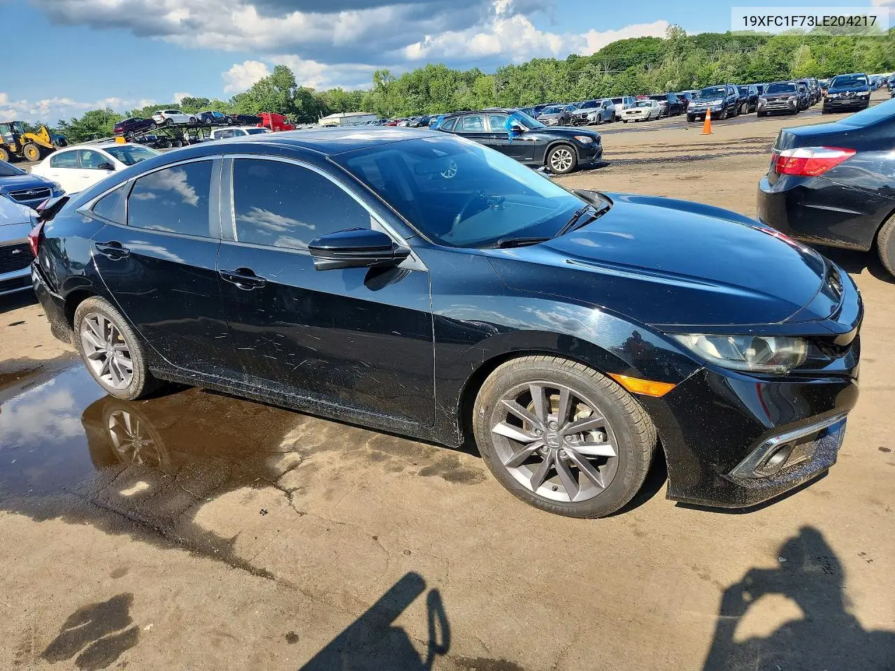 2020 Honda Civic Exl VIN: 19XFC1F73LE204217 Lot: 62225906