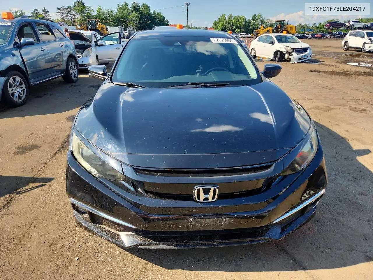 2020 Honda Civic Exl VIN: 19XFC1F73LE204217 Lot: 62225906