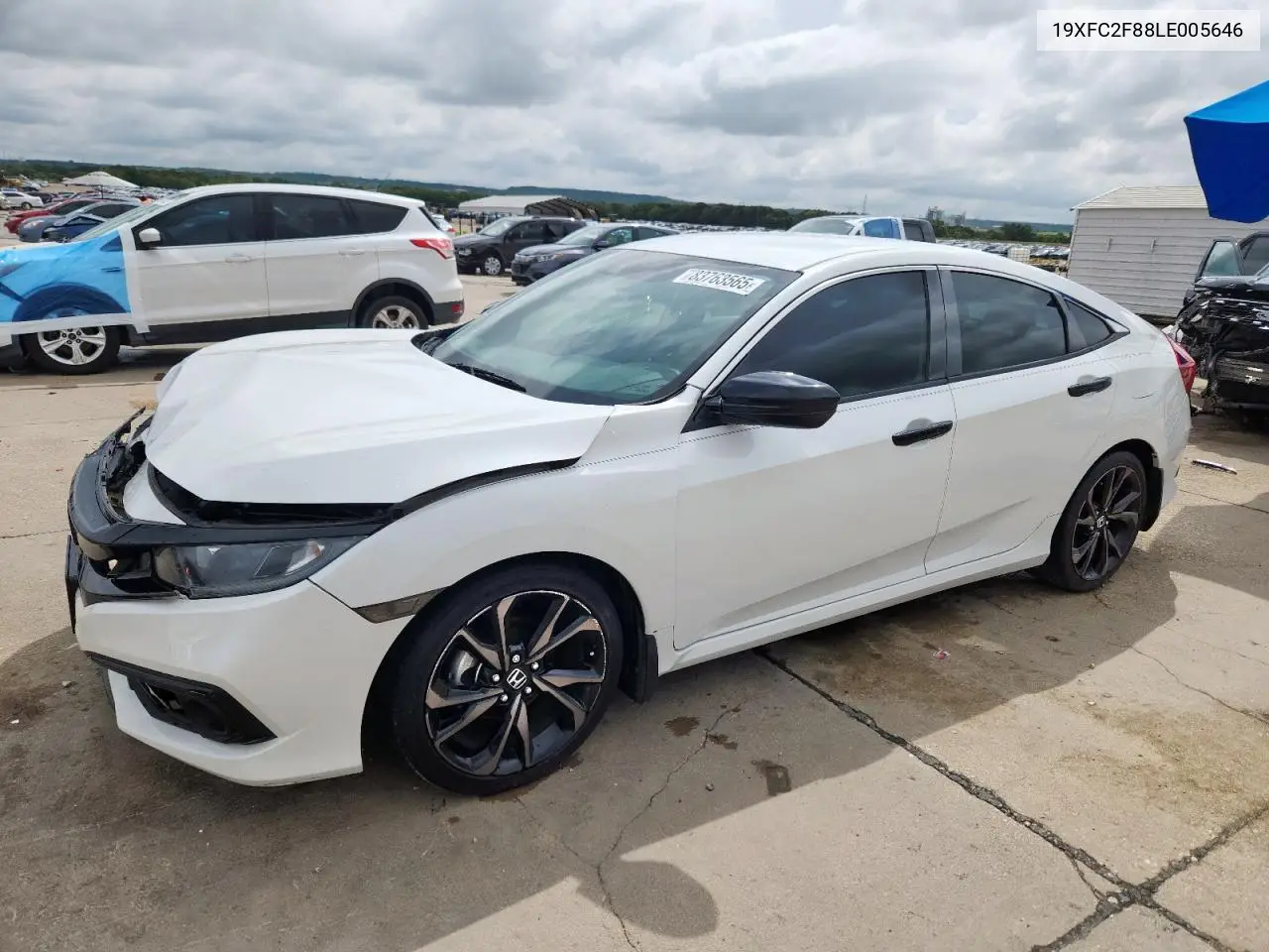 19XFC2F88LE005646 2020 Honda Civic Sport
