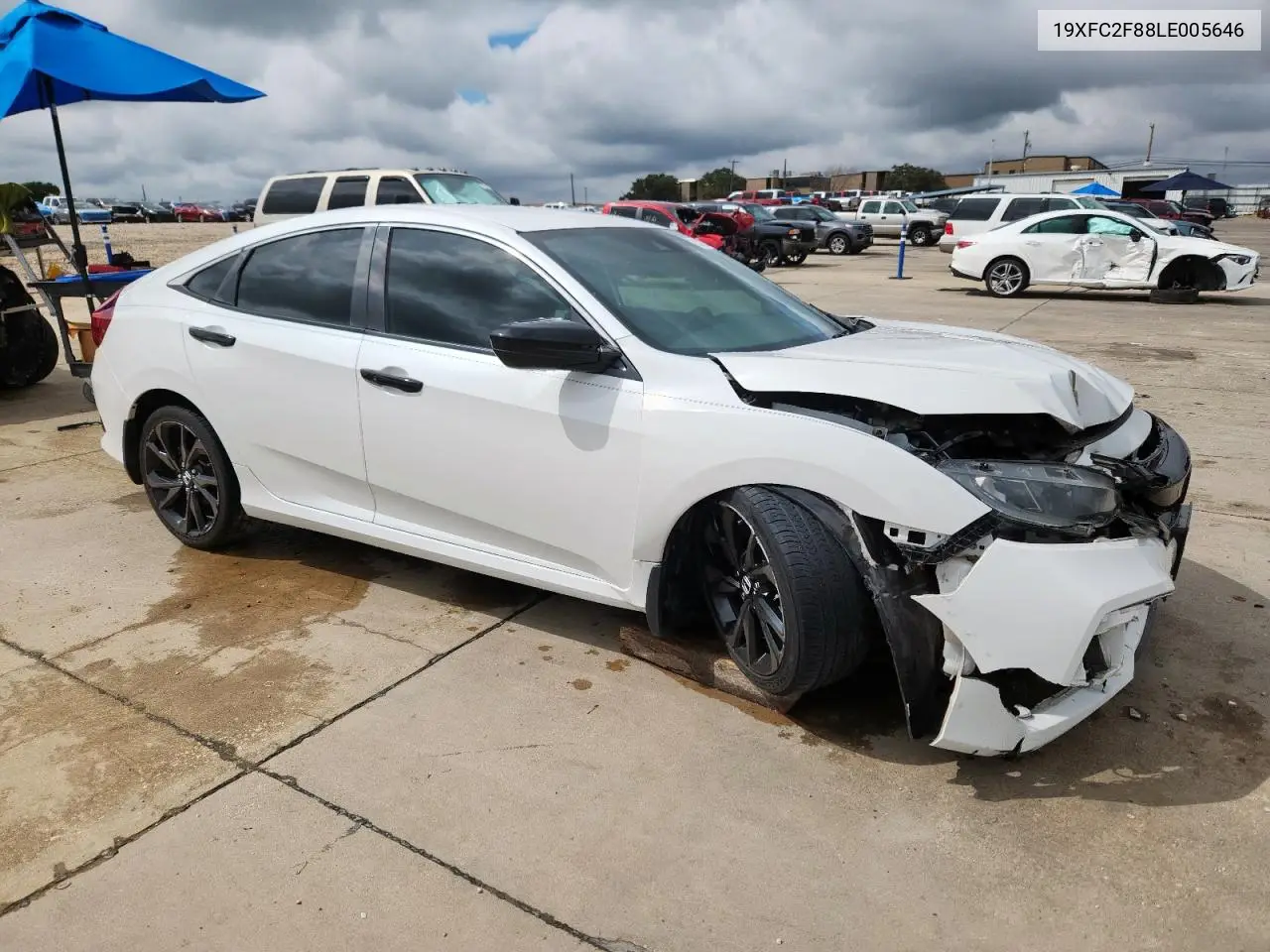 19XFC2F88LE005646 2020 Honda Civic Sport