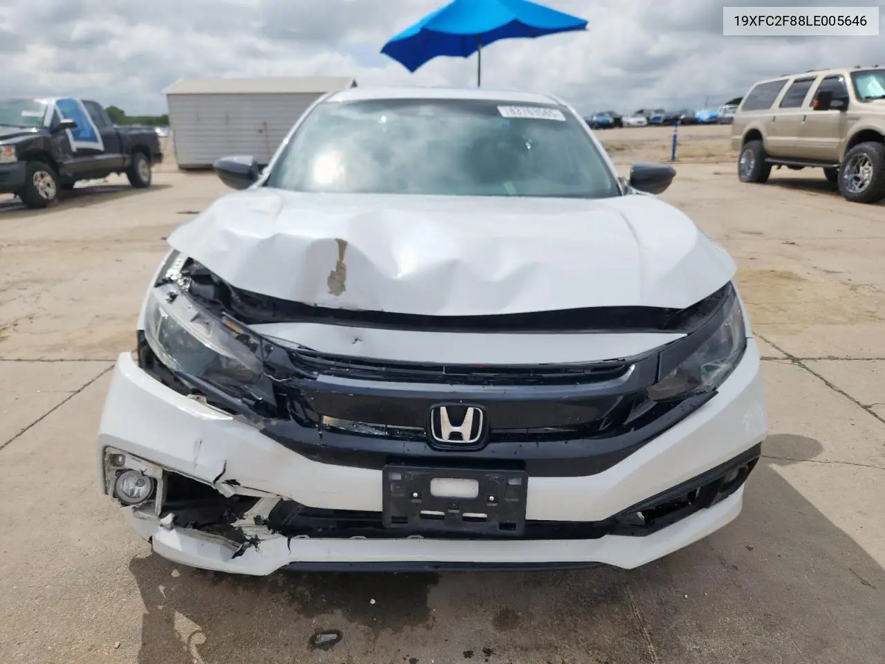 19XFC2F88LE005646 2020 Honda Civic Sport