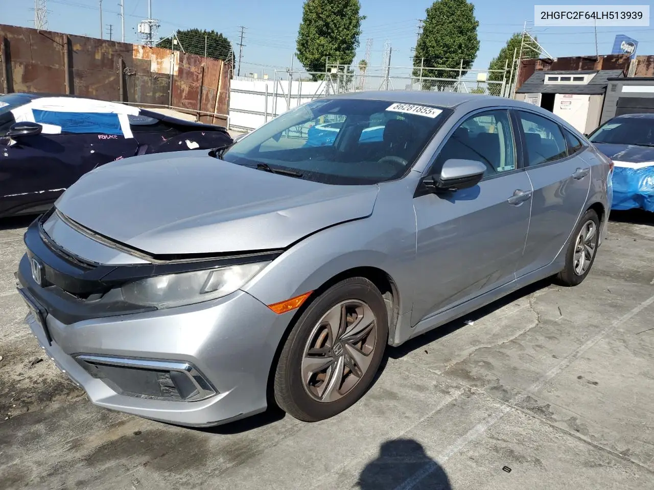 2HGFC2F64LH513939 2020 Honda Civic Lx
