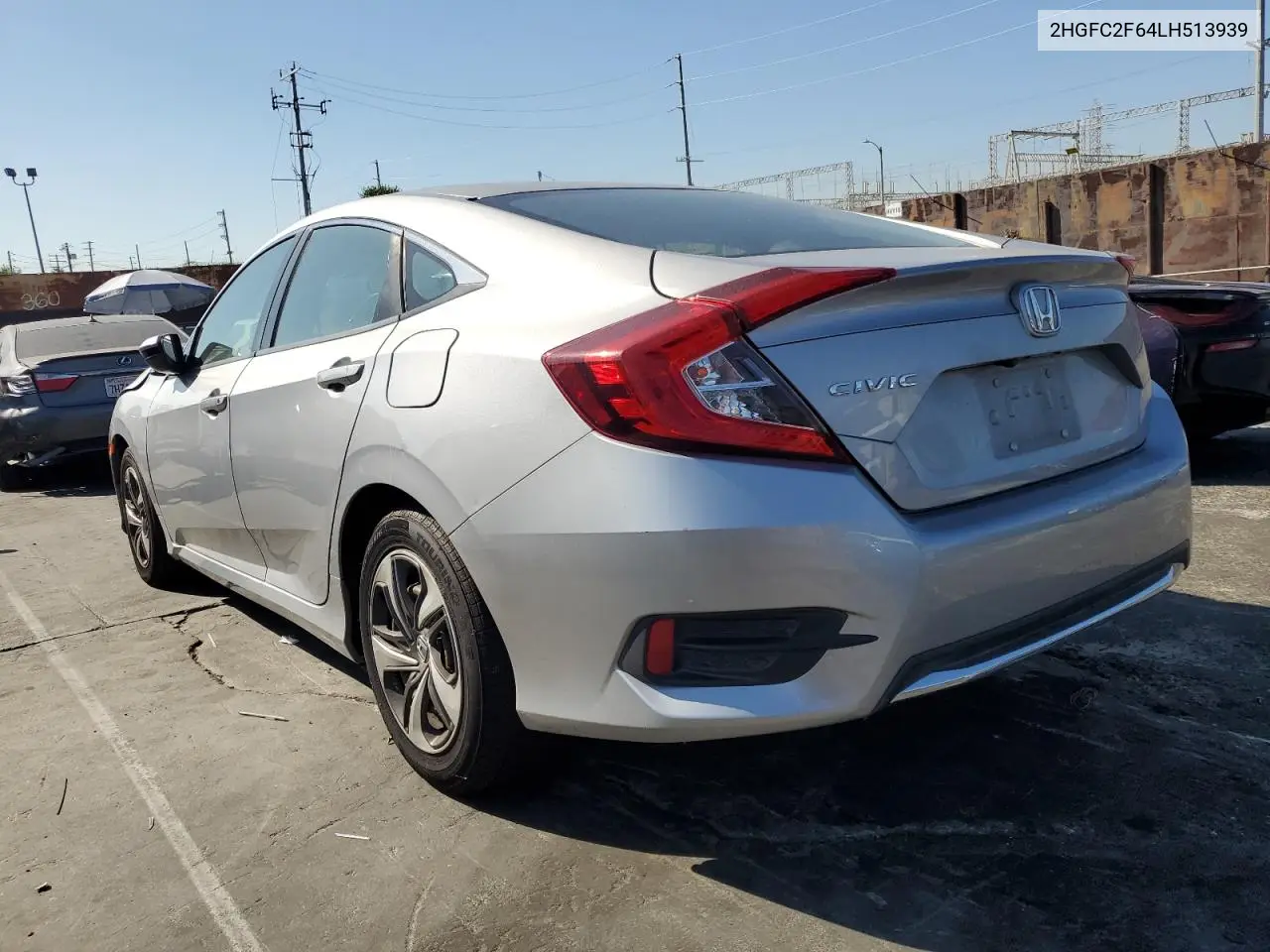 2HGFC2F64LH513939 2020 Honda Civic Lx