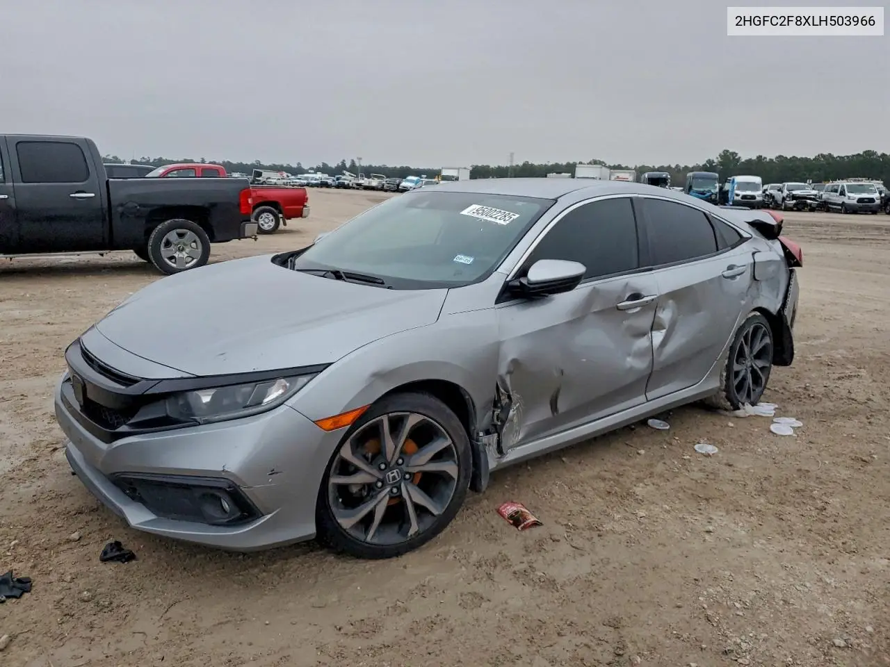 2HGFC2F8XLH503966 2020 Honda Civic Sport