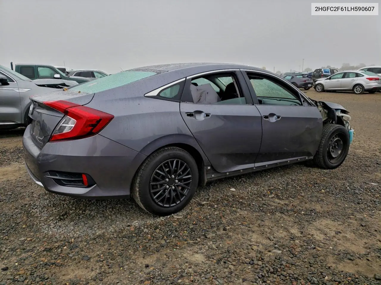 2HGFC2F61LH590607 2020 Honda Civic Lx