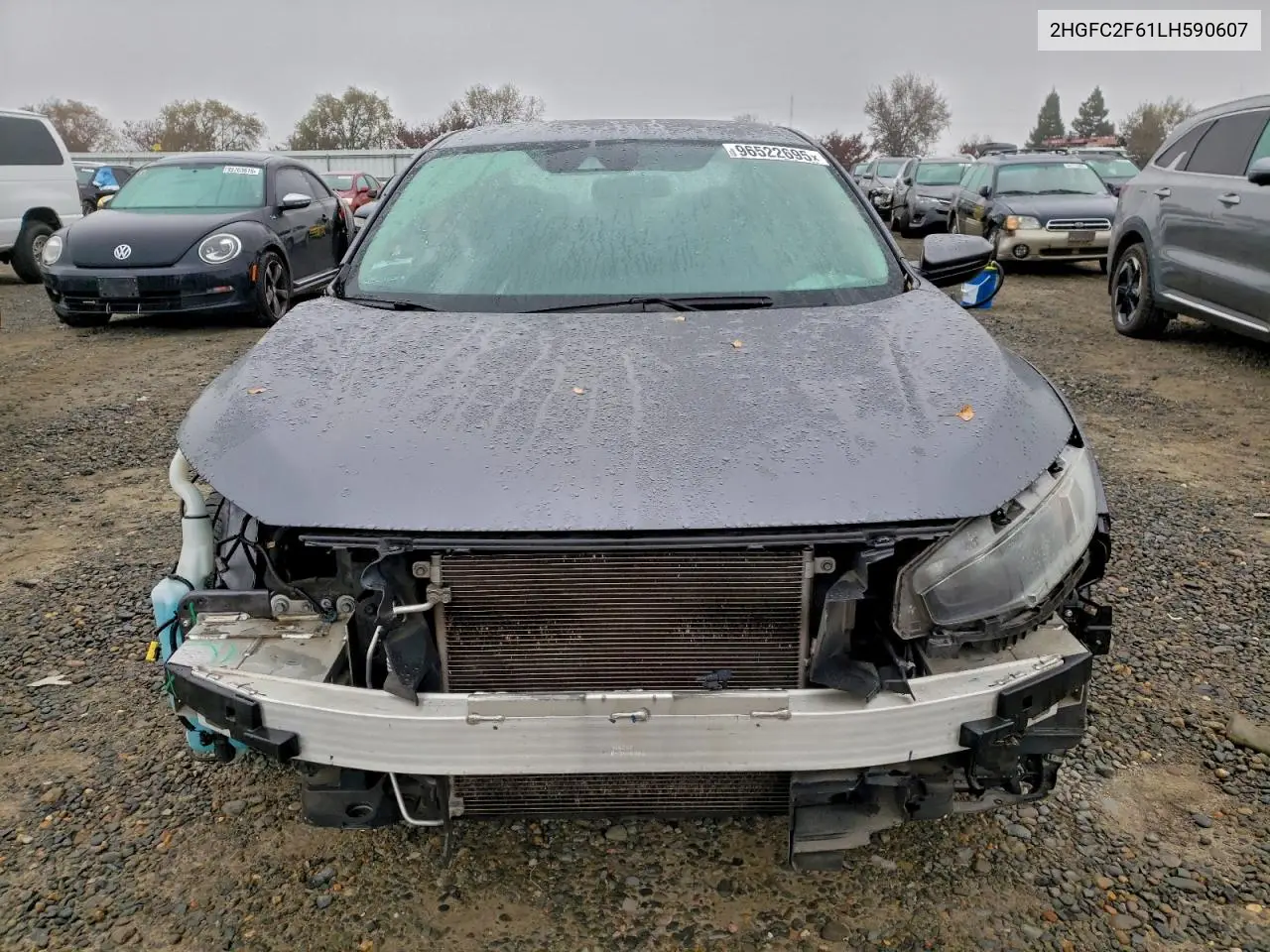 2HGFC2F61LH590607 2020 Honda Civic Lx