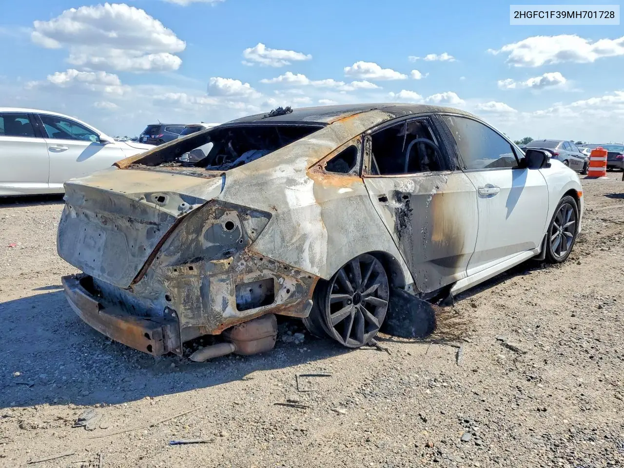 2HGFC1F39MH701728 2021 Honda Civic Ex
