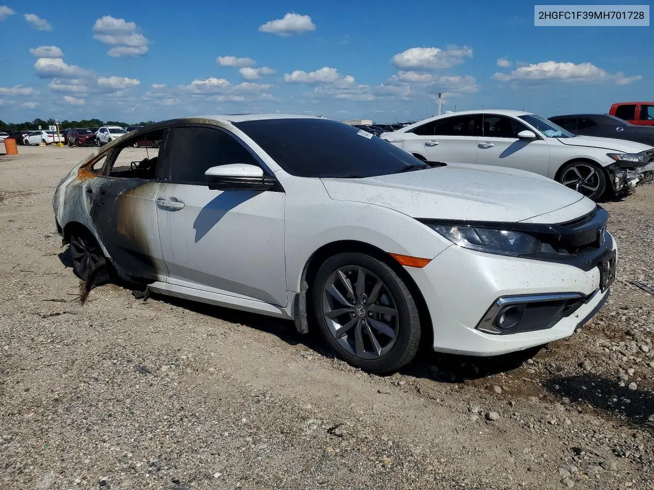 2HGFC1F39MH701728 2021 Honda Civic Ex