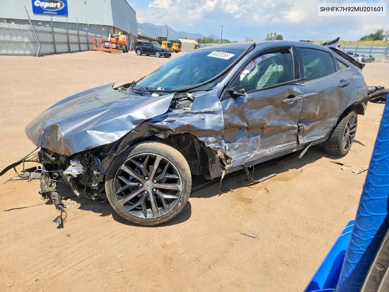 2021 Honda Civic Sport Touring VIN: SHHFK7H92MU201601 Lot: 58323266