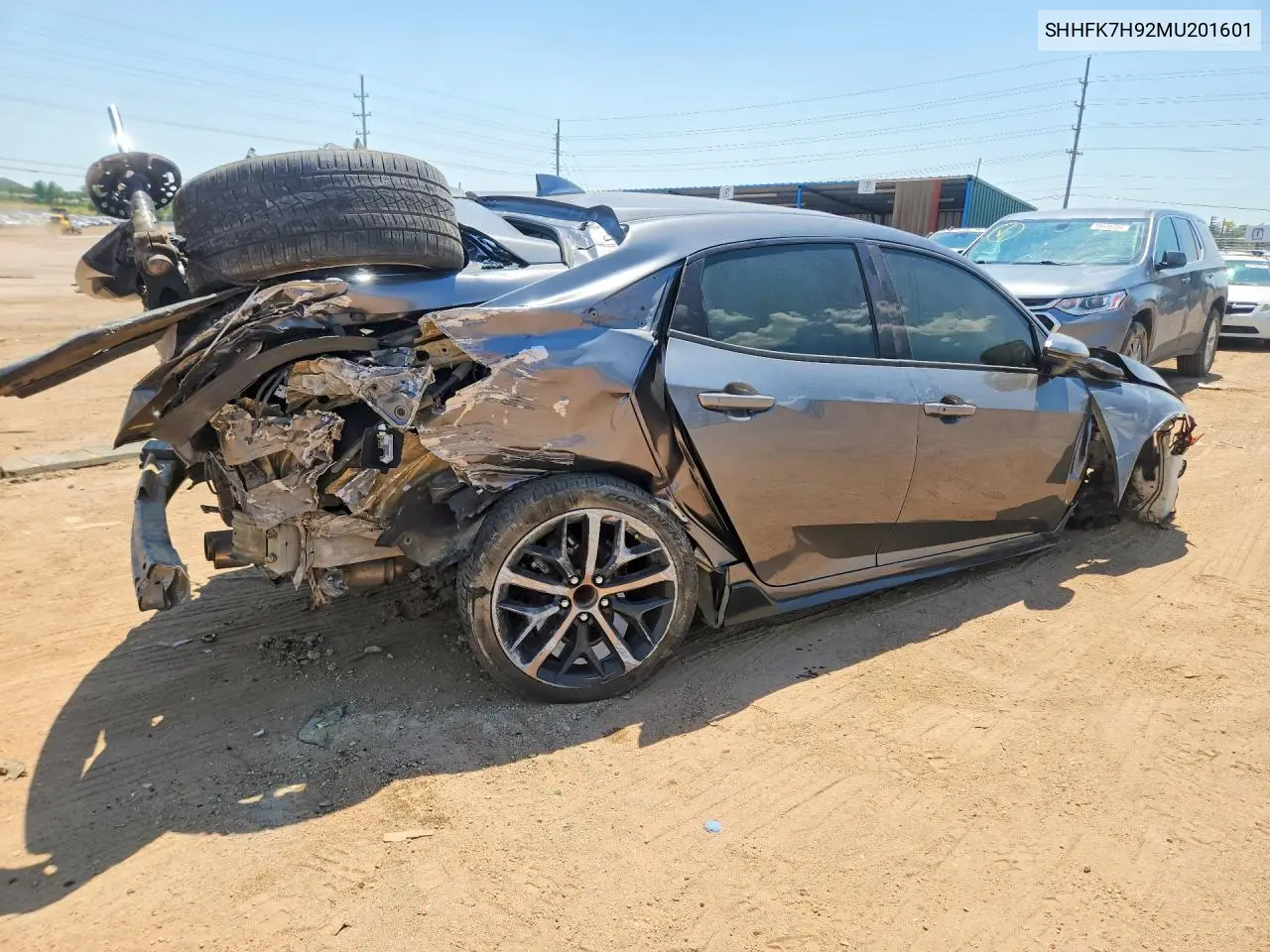 2021 Honda Civic Sport Touring VIN: SHHFK7H92MU201601 Lot: 58323266
