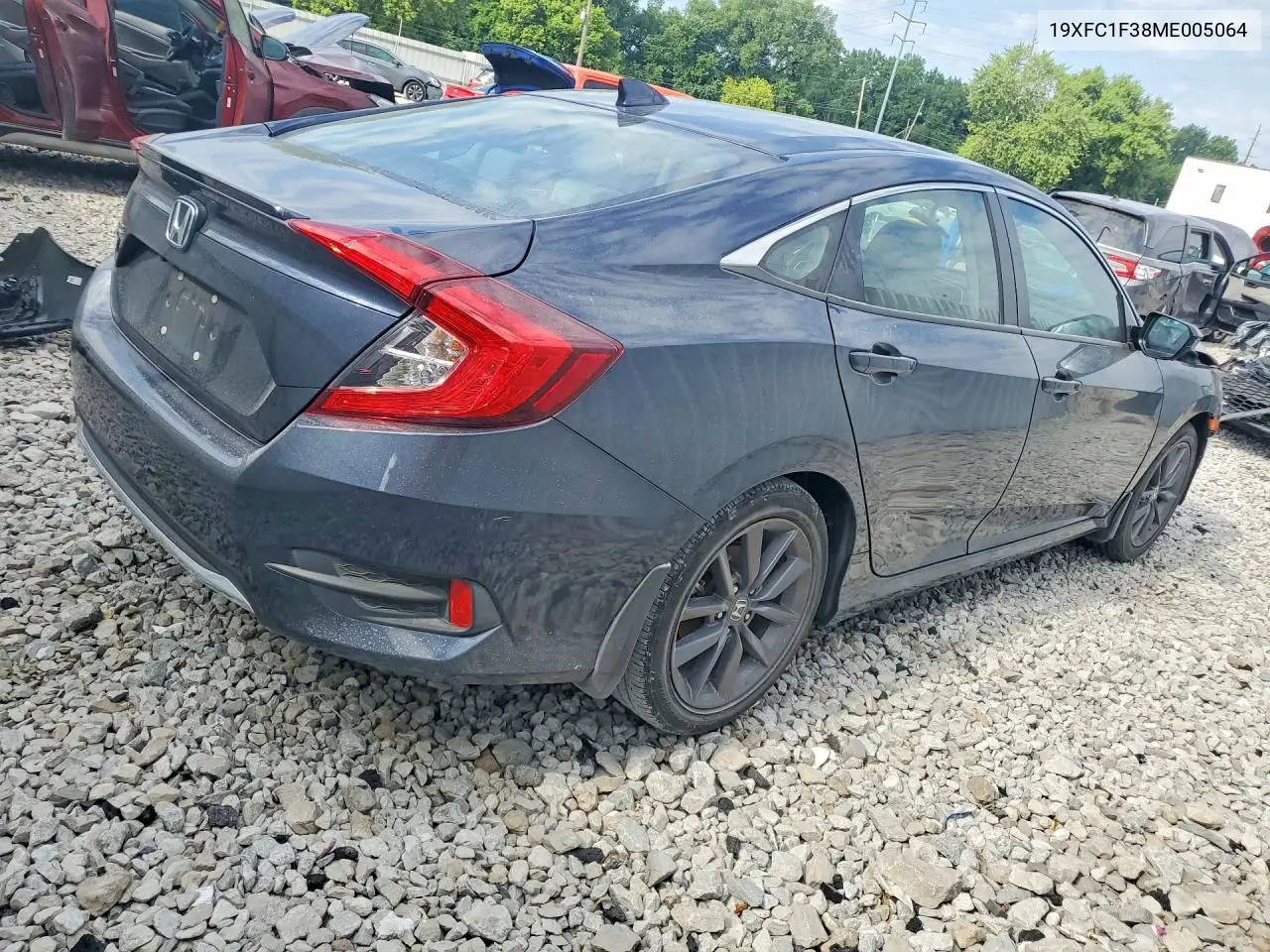 2021 Honda Civic Ex VIN: 19XFC1F38ME005064 Lot: 59861436