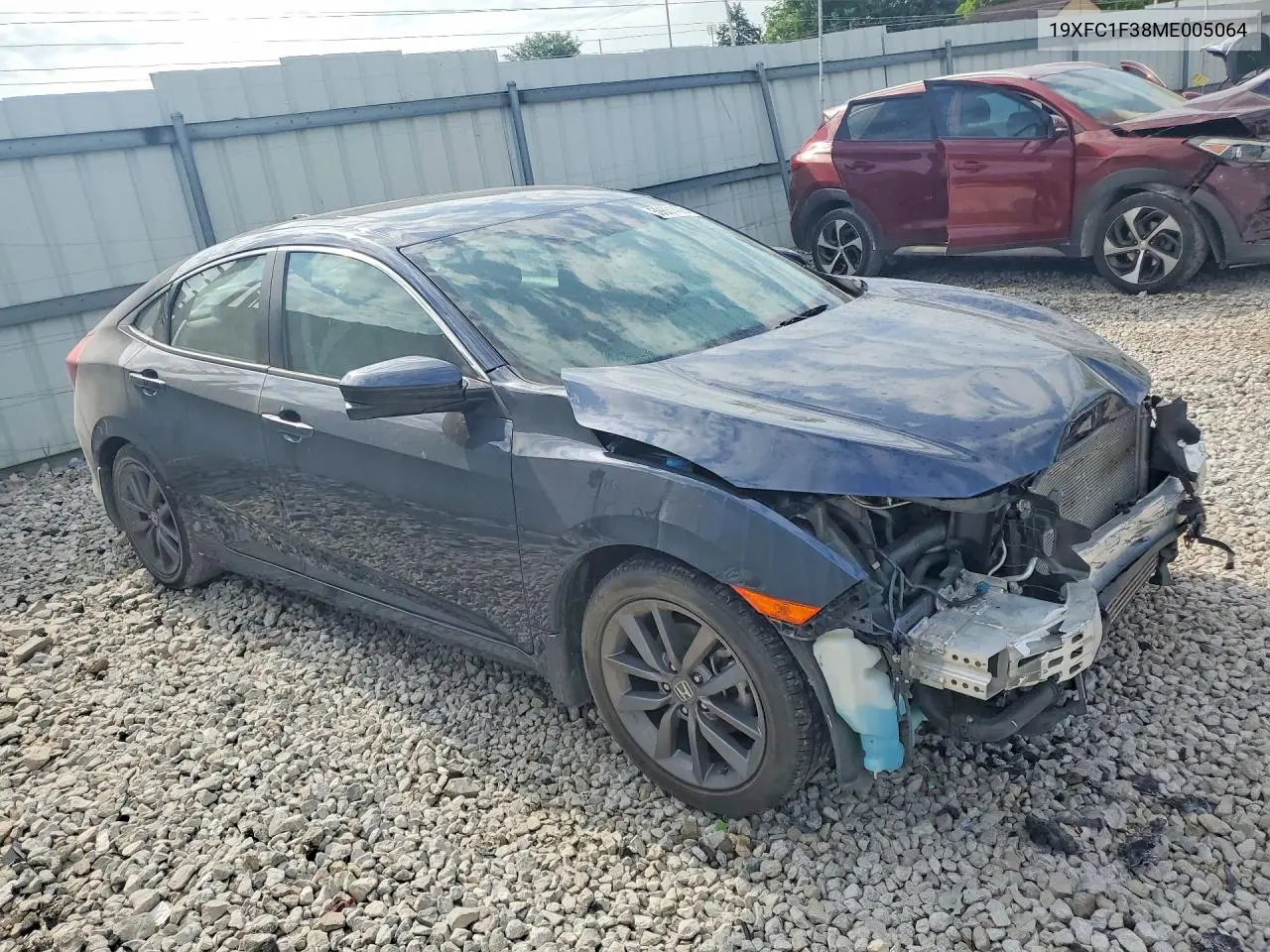 2021 Honda Civic Ex VIN: 19XFC1F38ME005064 Lot: 59861436