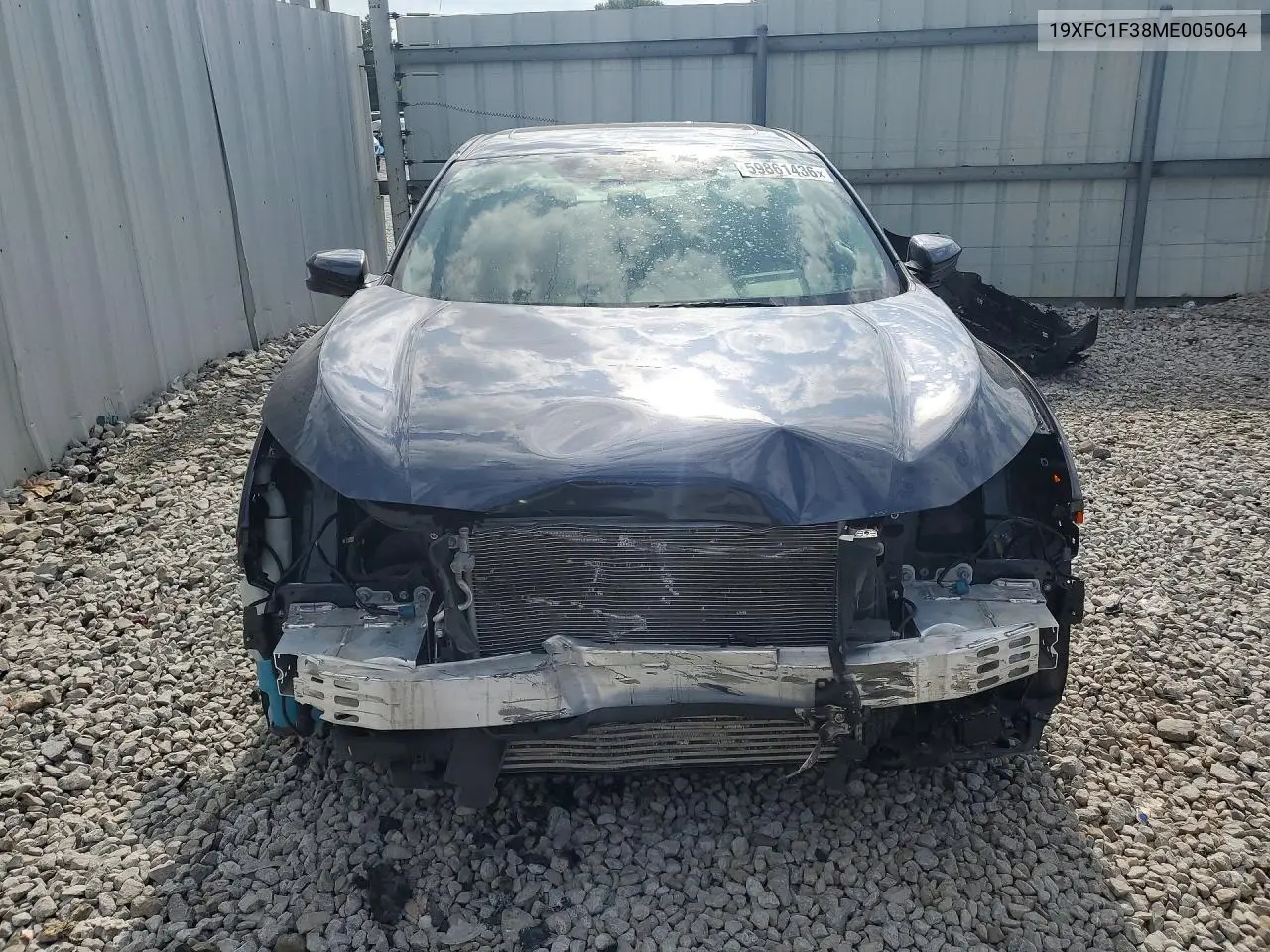 2021 Honda Civic Ex VIN: 19XFC1F38ME005064 Lot: 59861436