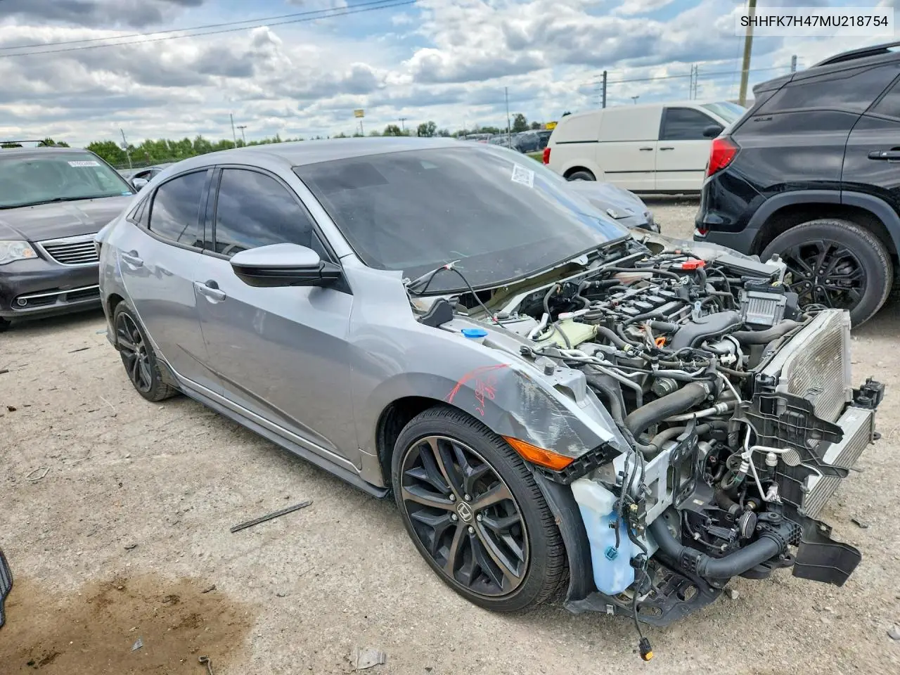 2021 Honda Civic Sport VIN: SHHFK7H47MU218754 Lot: 62159706
