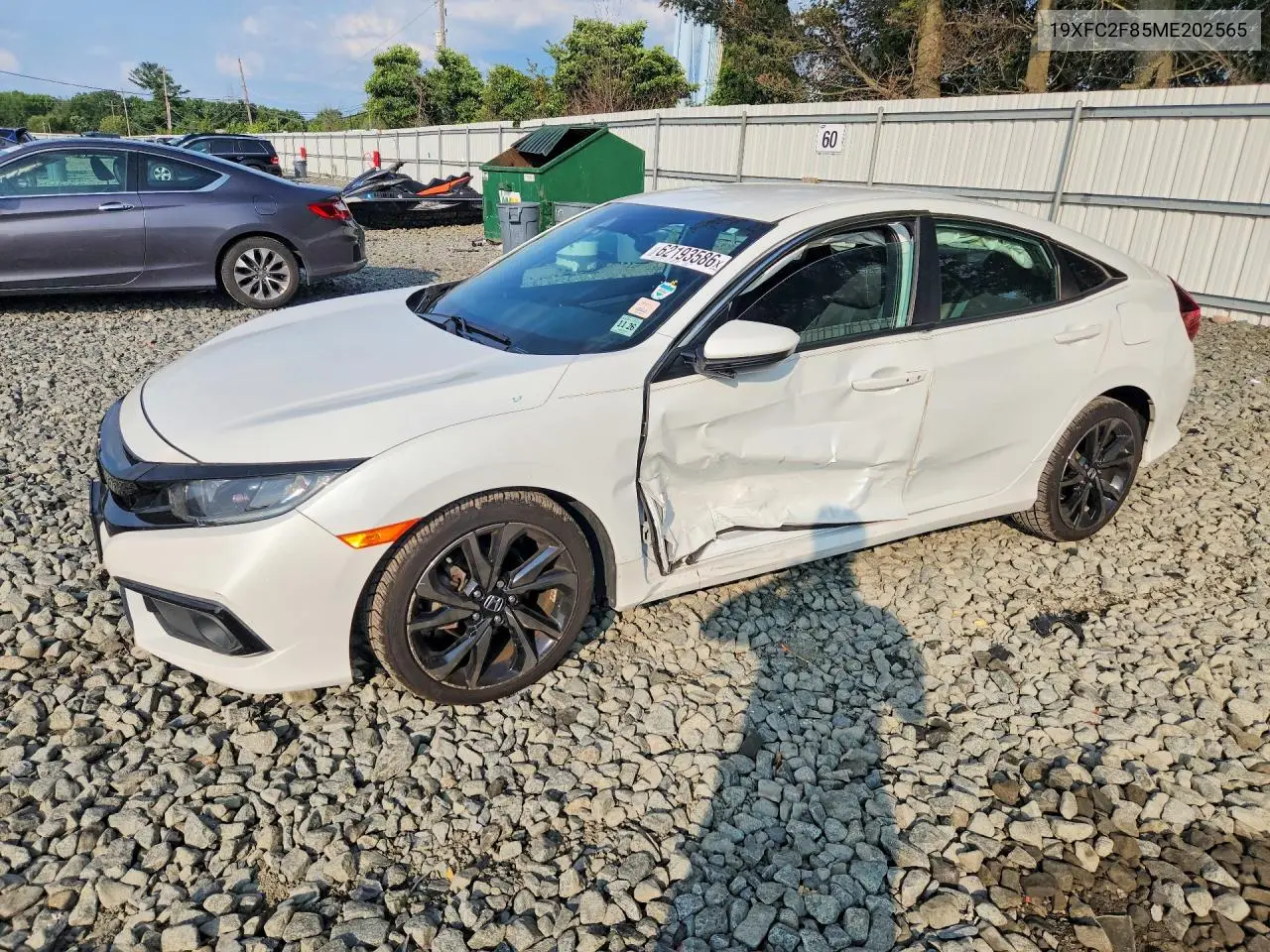 19XFC2F85ME202565 2021 Honda Civic Sport