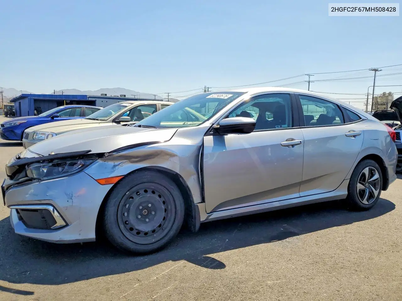 2021 Honda Civic Lx VIN: 2HGFC2F67MH508428 Lot: 62290676