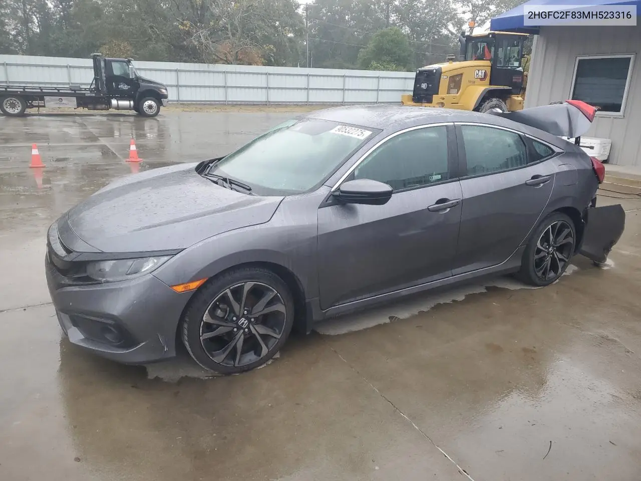 2HGFC2F83MH523316 2021 Honda Civic Sport