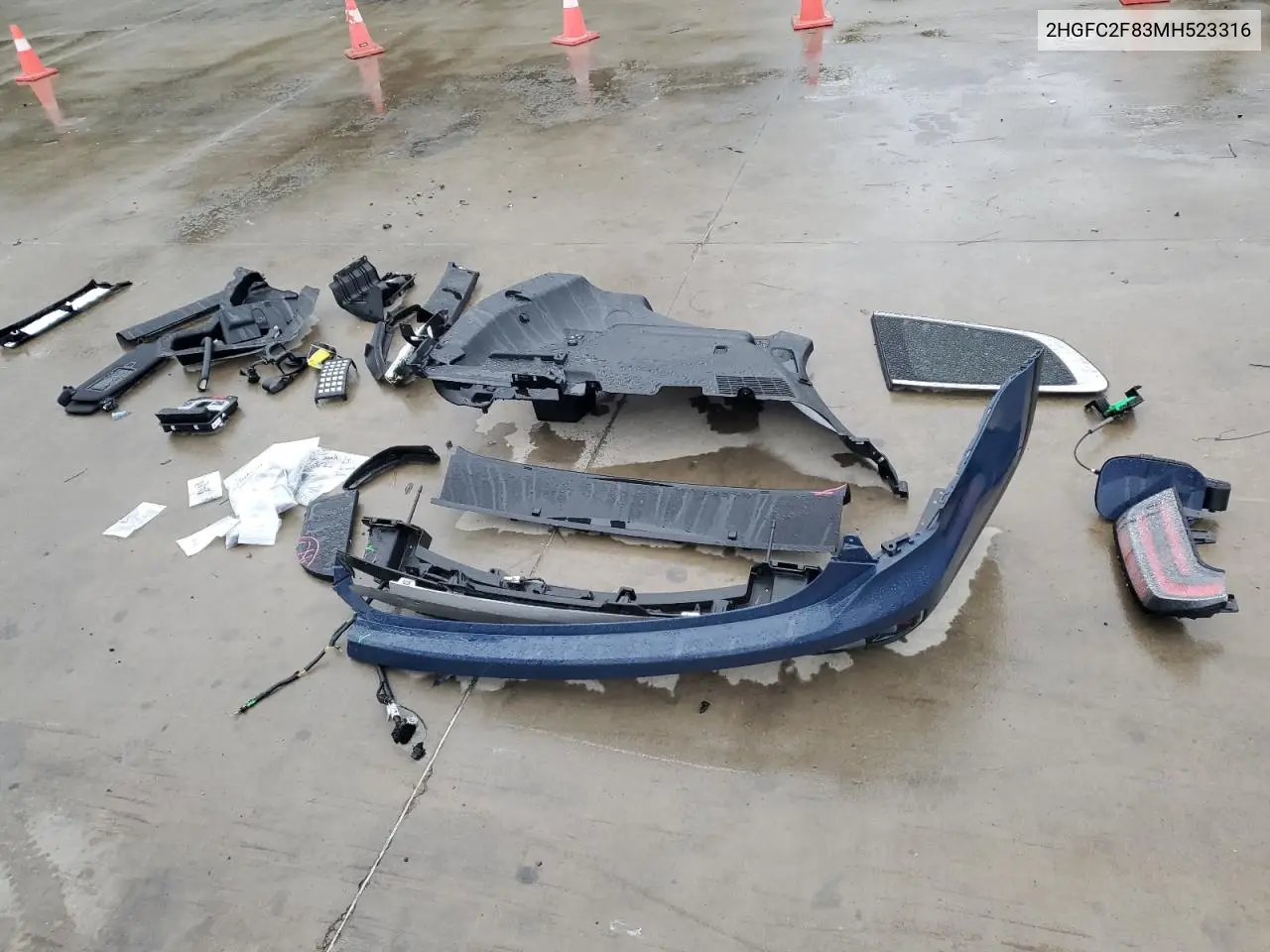 2HGFC2F83MH523316 2021 Honda Civic Sport