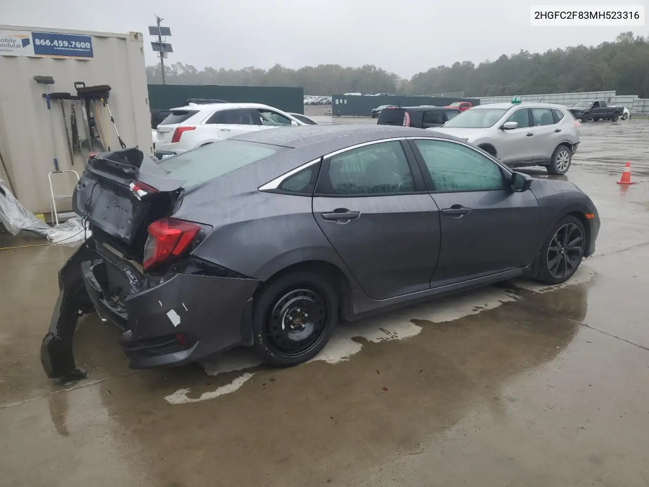 2HGFC2F83MH523316 2021 Honda Civic Sport