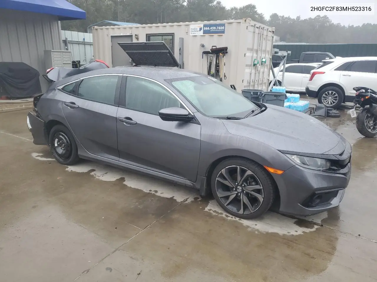 2HGFC2F83MH523316 2021 Honda Civic Sport