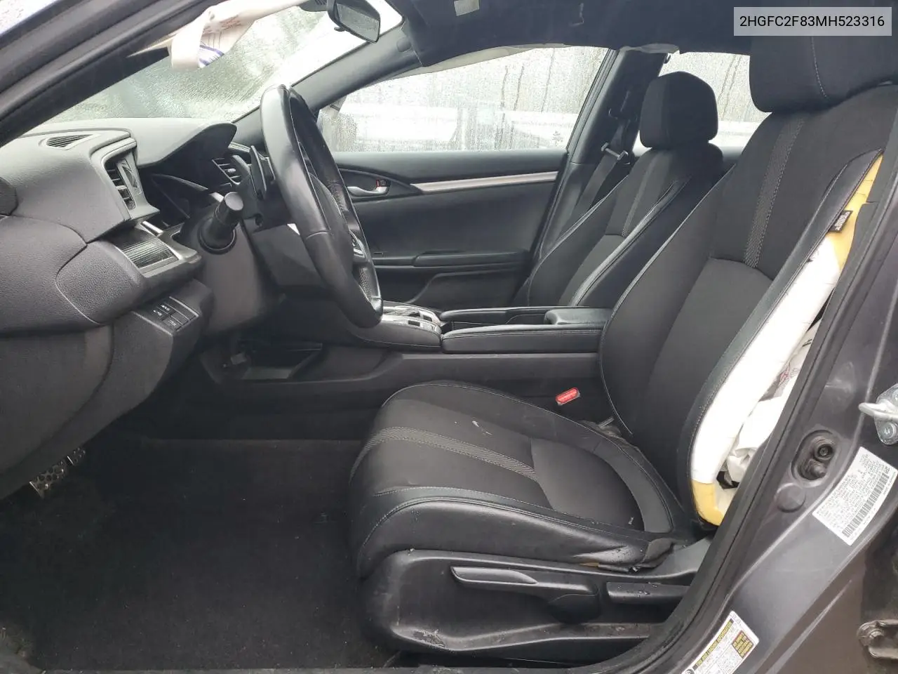 2HGFC2F83MH523316 2021 Honda Civic Sport