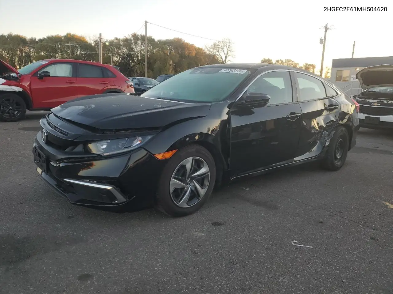 2HGFC2F61MH504620 2021 Honda Civic Lx