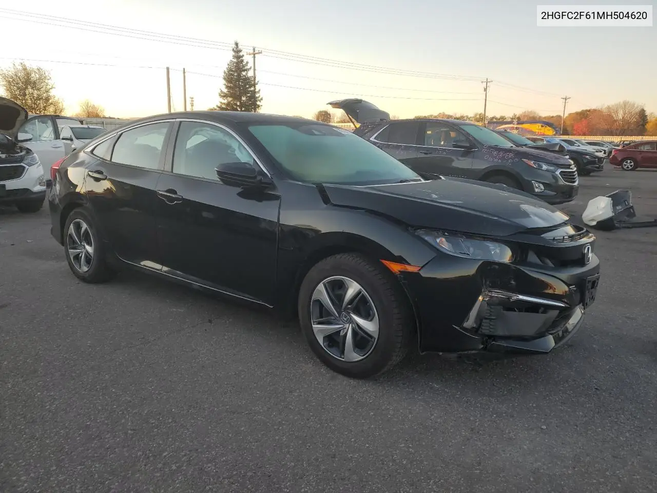 2HGFC2F61MH504620 2021 Honda Civic Lx