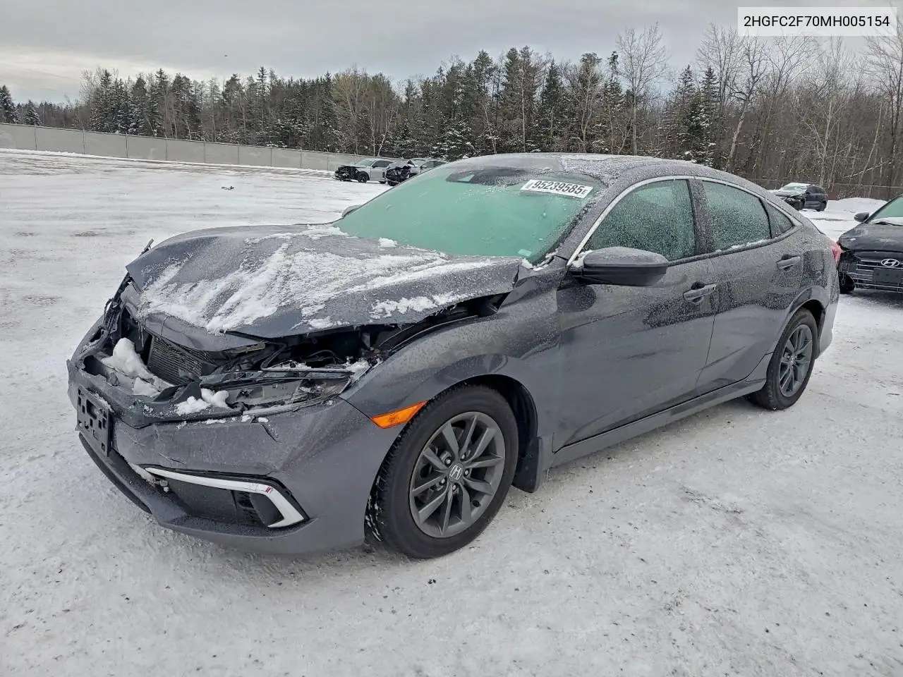 2HGFC2F70MH005154 2021 Honda Civic Ex