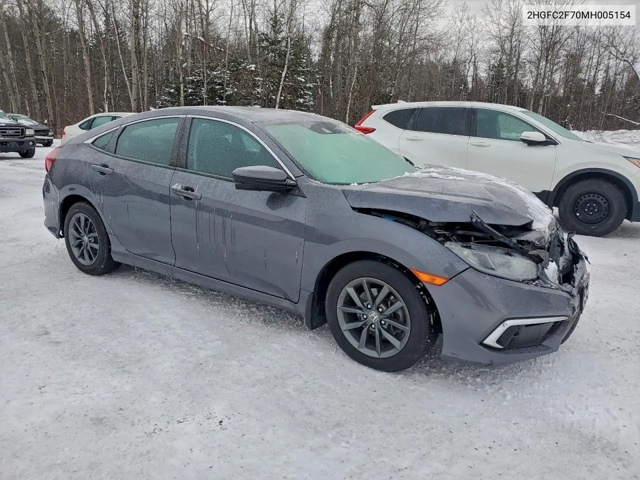 2HGFC2F70MH005154 2021 Honda Civic Ex