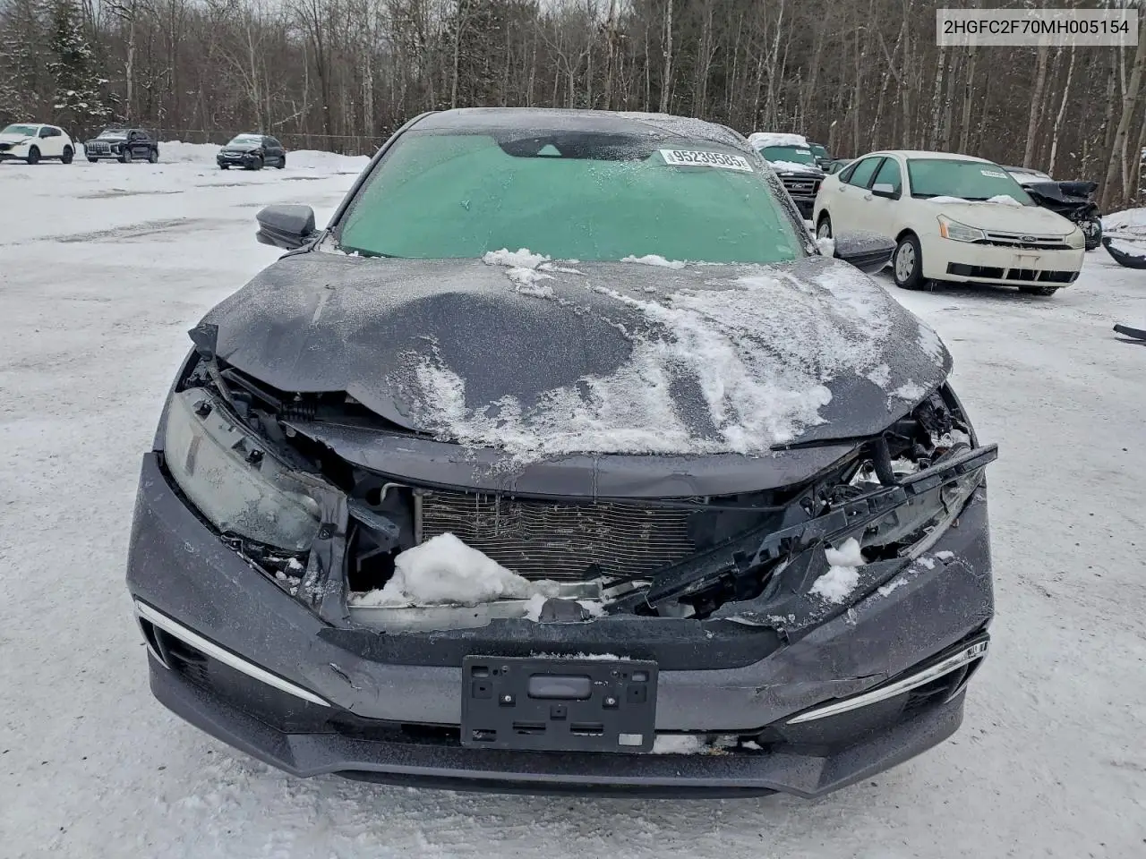 2HGFC2F70MH005154 2021 Honda Civic Ex