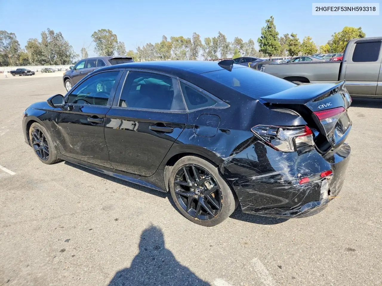 2HGFE2F53NH593318 2022 Honda Civic Sport