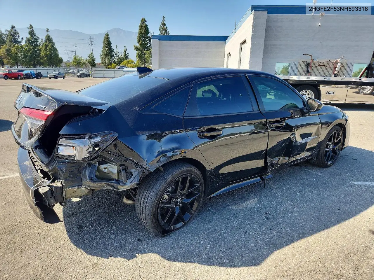 2HGFE2F53NH593318 2022 Honda Civic Sport
