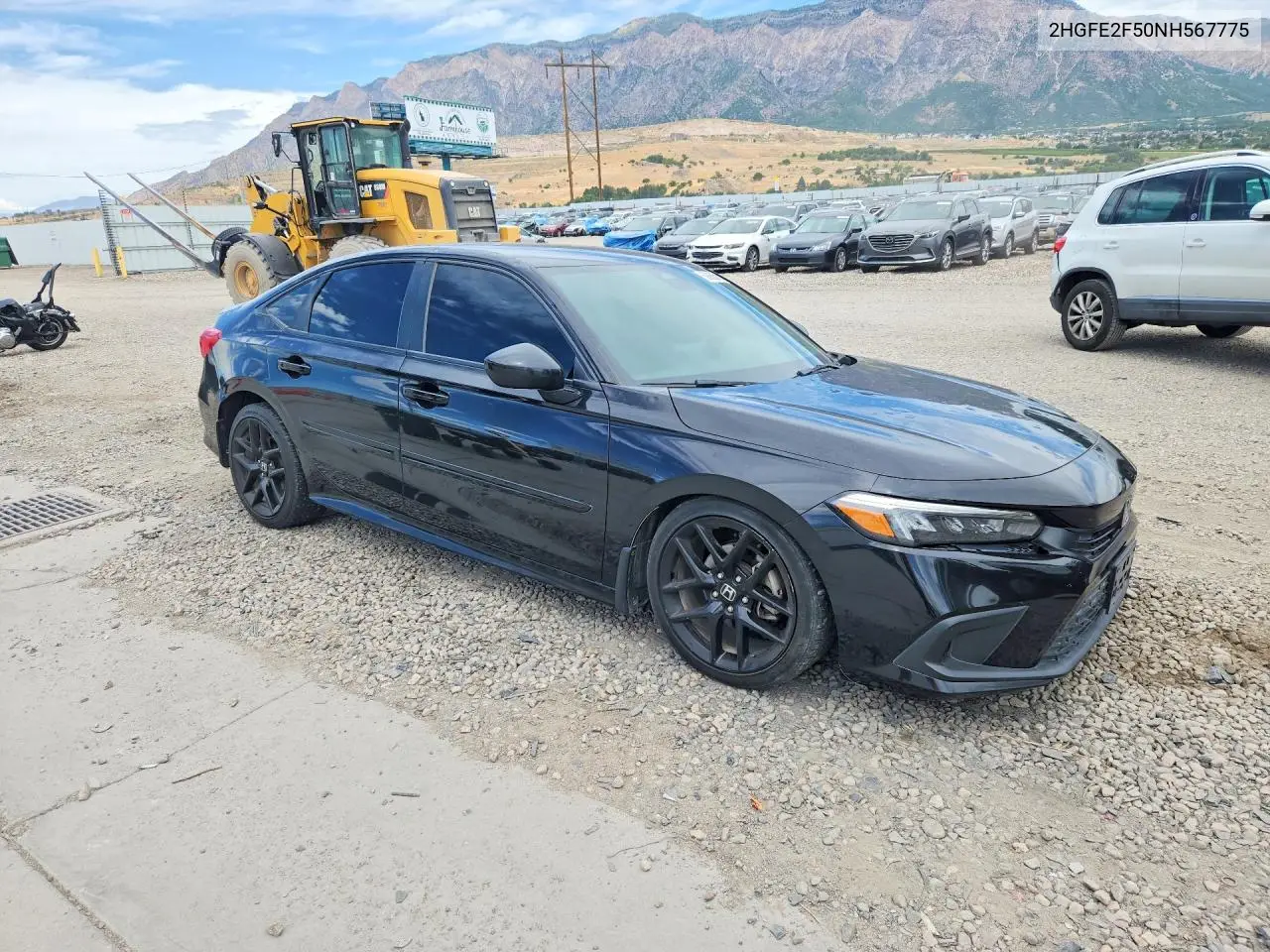 2HGFE2F50NH567775 2022 Honda Civic Sport