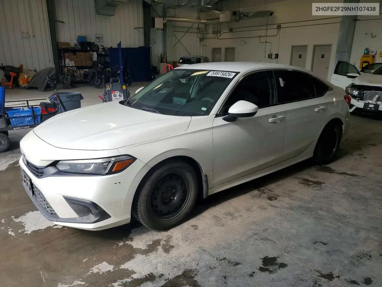 2HGFE2F29NH107438 2022 Honda Civic Lx