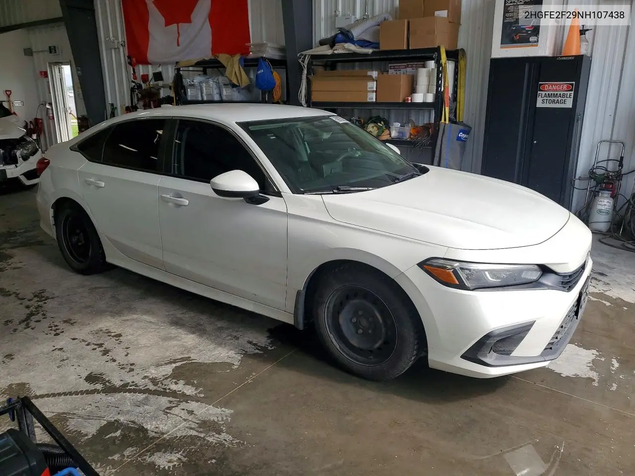 2HGFE2F29NH107438 2022 Honda Civic Lx