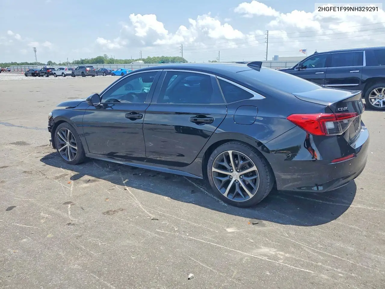 2022 Honda Civic Touring VIN: 2HGFE1F99NH329291 Lot: 61731256