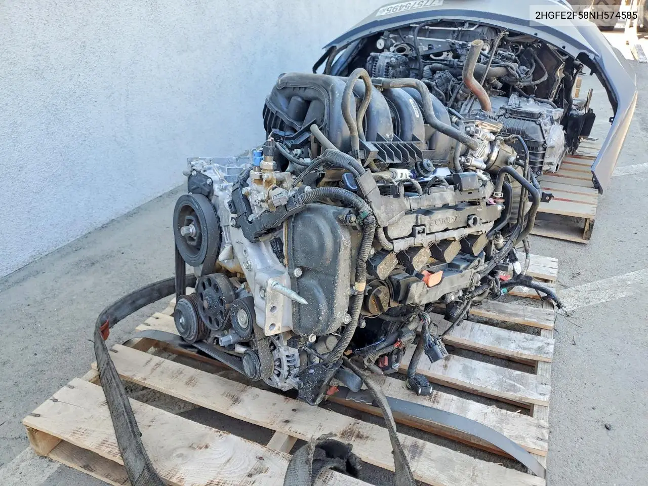 2HGFE2F58NH574585 2022 Honda Civic Sport