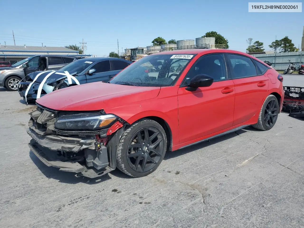 19XFL2H89NE002061 2022 Honda Civic Sport