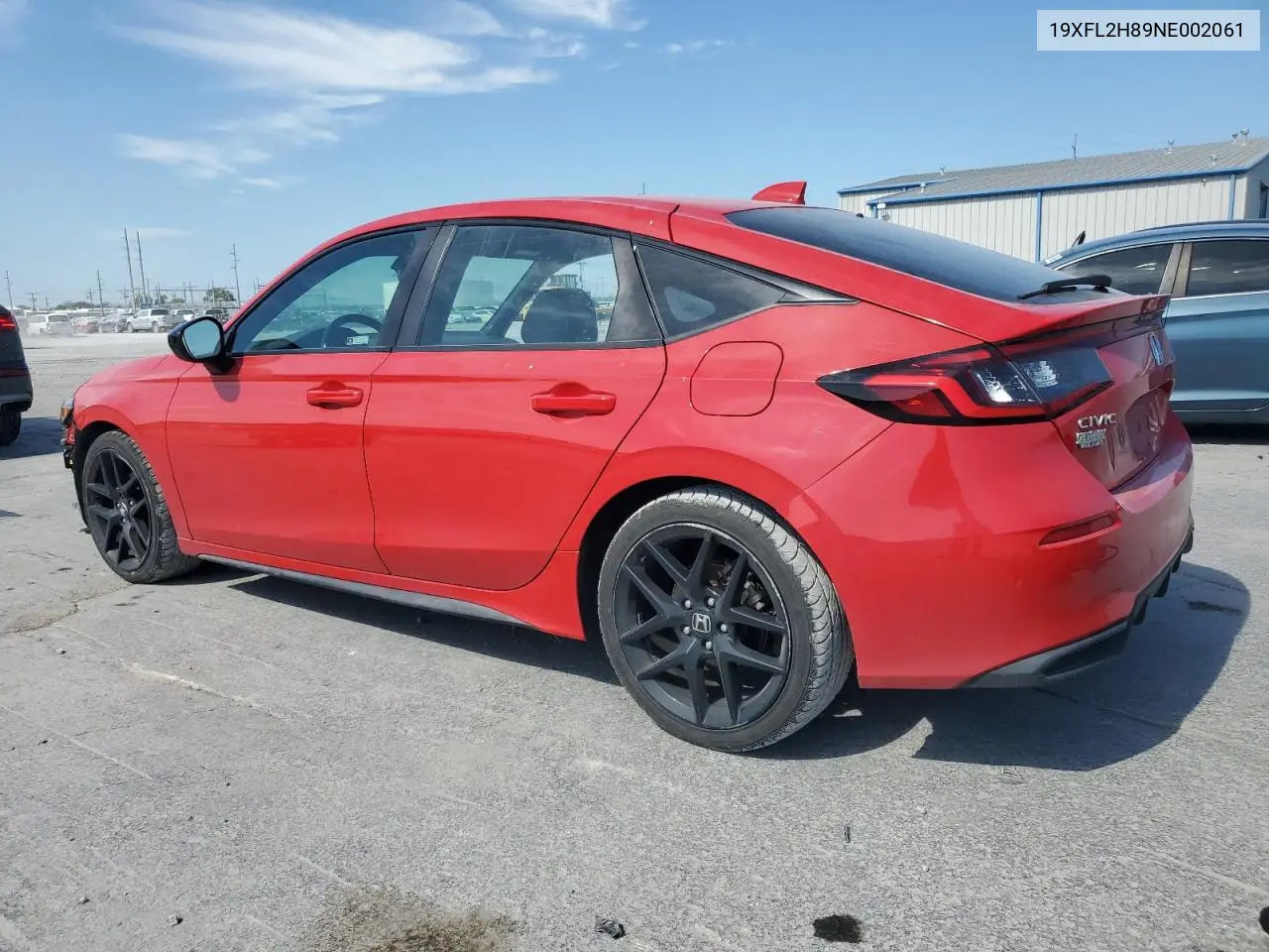 19XFL2H89NE002061 2022 Honda Civic Sport