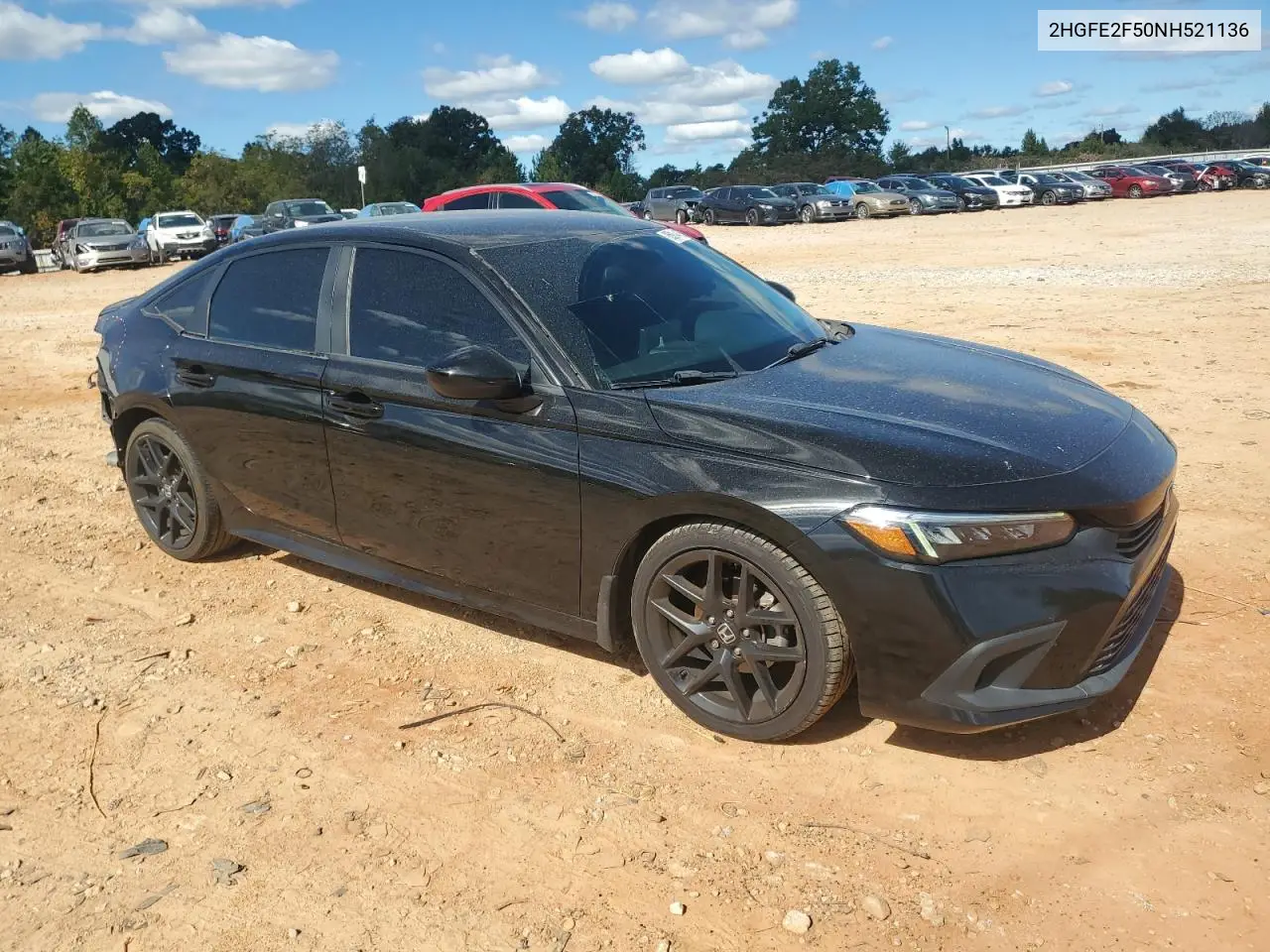 2HGFE2F50NH521136 2022 Honda Civic Sport