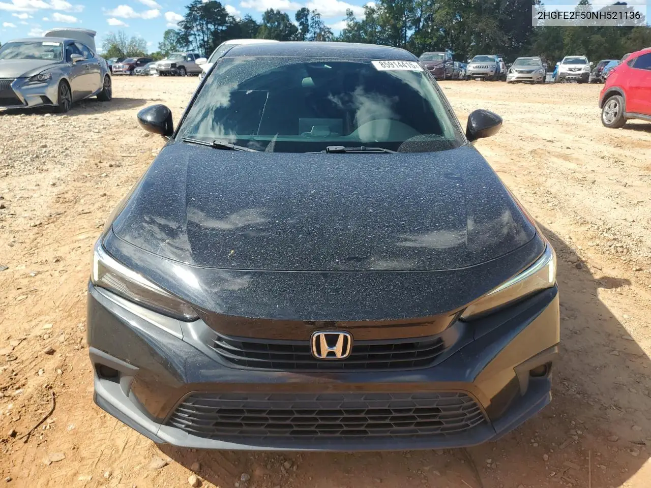 2HGFE2F50NH521136 2022 Honda Civic Sport