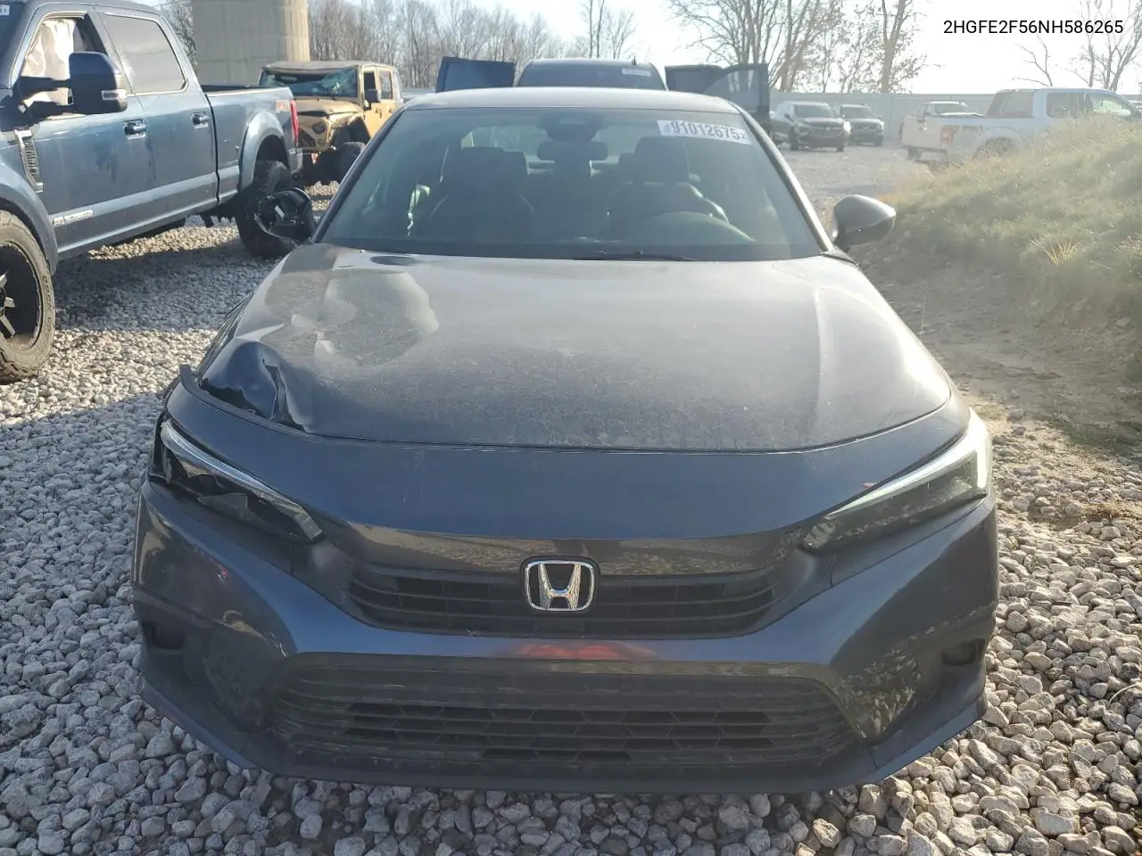 2HGFE2F56NH586265 2022 Honda Civic Sport