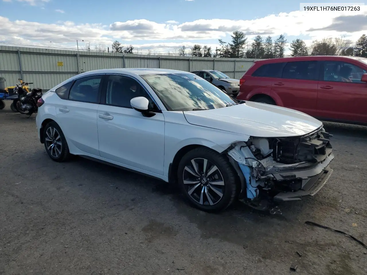 19XFL1H76NE017263 2022 Honda Civic Exl