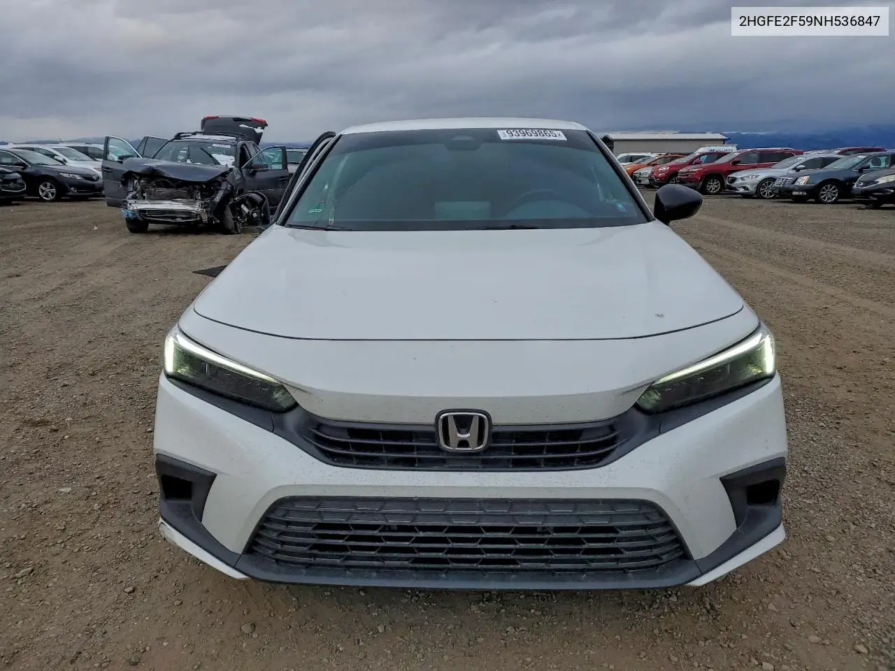 2HGFE2F59NH536847 2022 Honda Civic Sport
