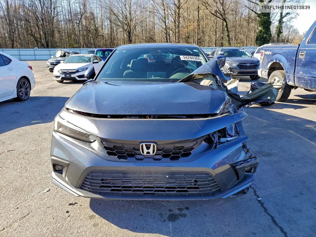 19XFL1H81NE013839 2022 Honda Civic Sport Touring