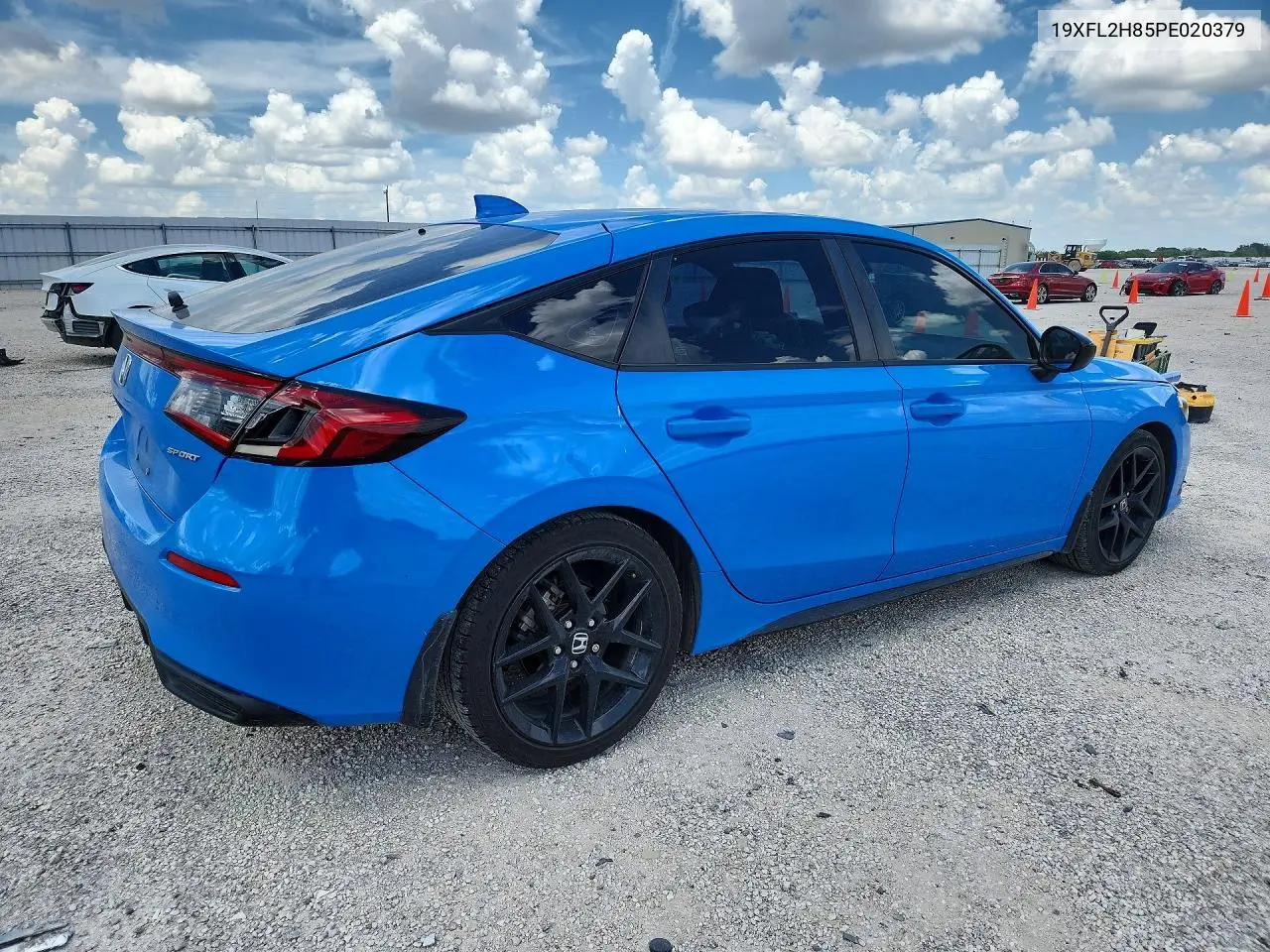 2023 Honda Civic Sport VIN: 19XFL2H85PE020379 Lot: 59843436