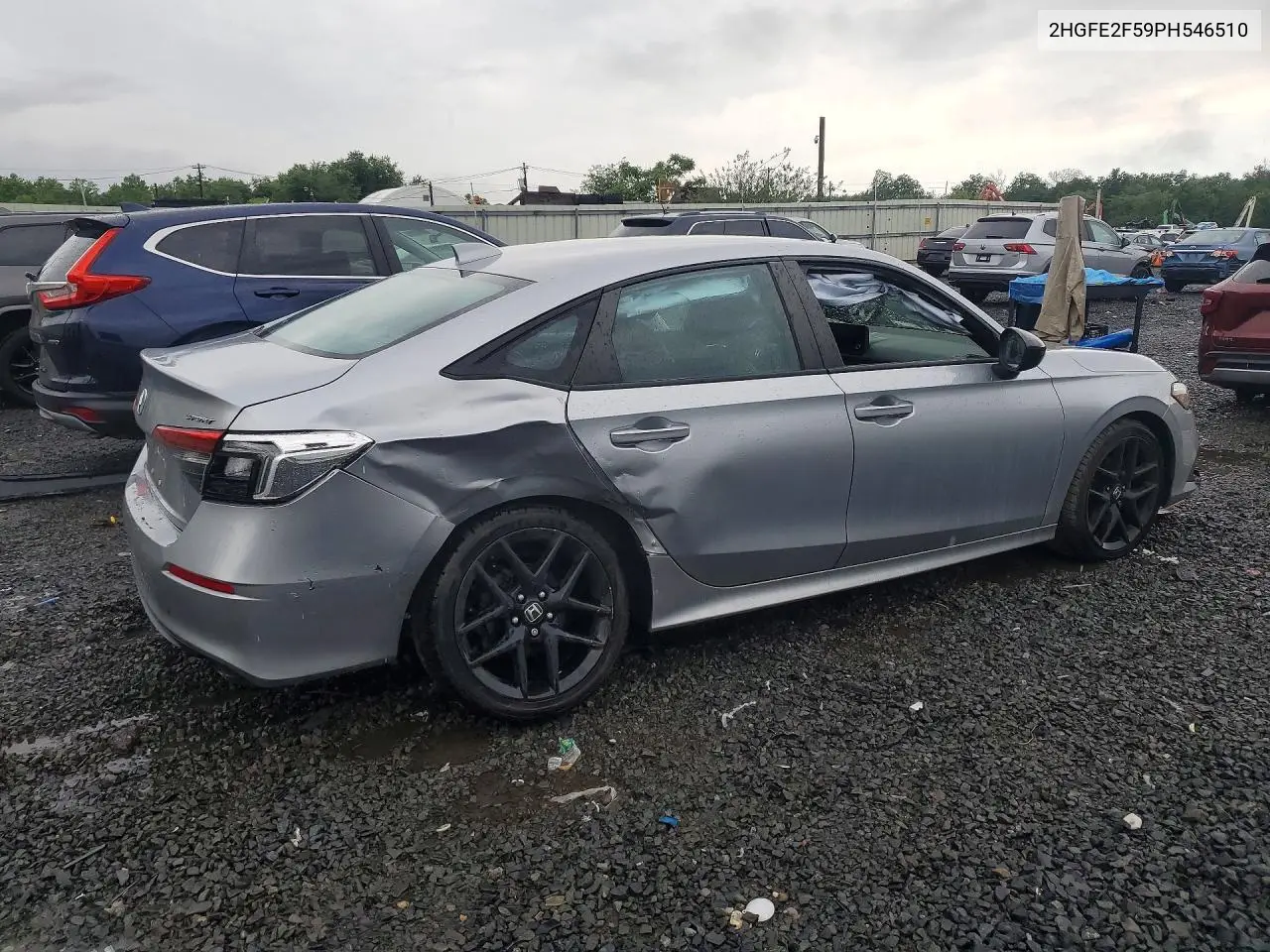 2023 Honda Civic Sport VIN: 2HGFE2F59PH546510 Lot: 60258036