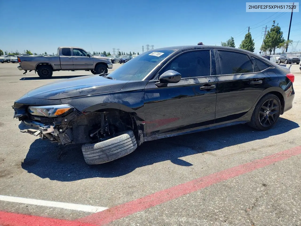 2023 Honda Civic Sport VIN: 2HGFE2F5XPH517520 Lot: 60277106